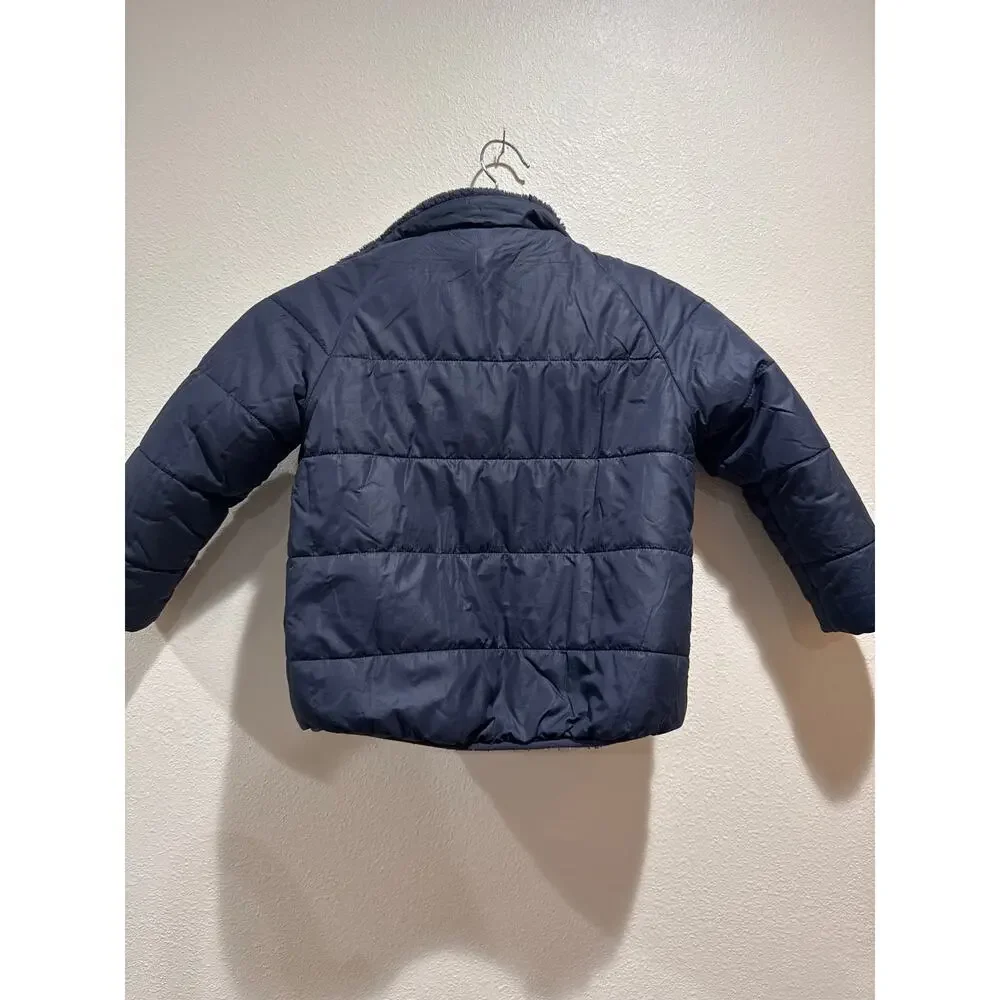 Mayoral Navy Reversible Coat Navy Blue size 5